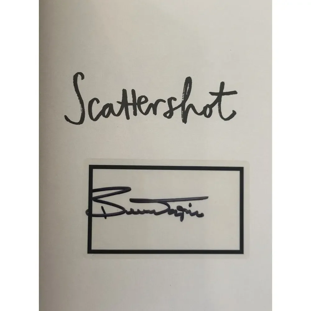 Bernie Taupin Signed/Autographed Scattershot Book UK Edition Elton John #1